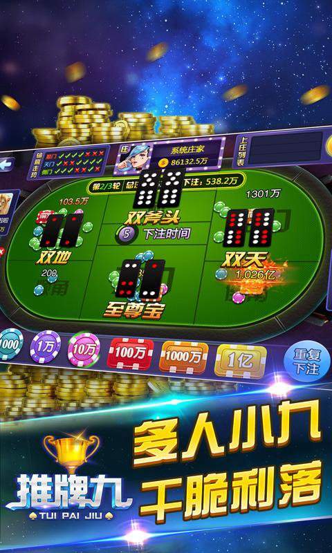 推牌9游戏安卓版界面展示