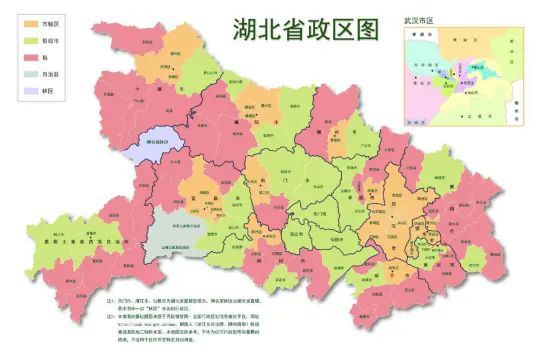 湖北省地图全图