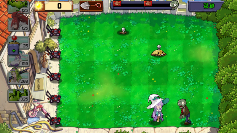 植物娘大战僵尸庄不纯手机版