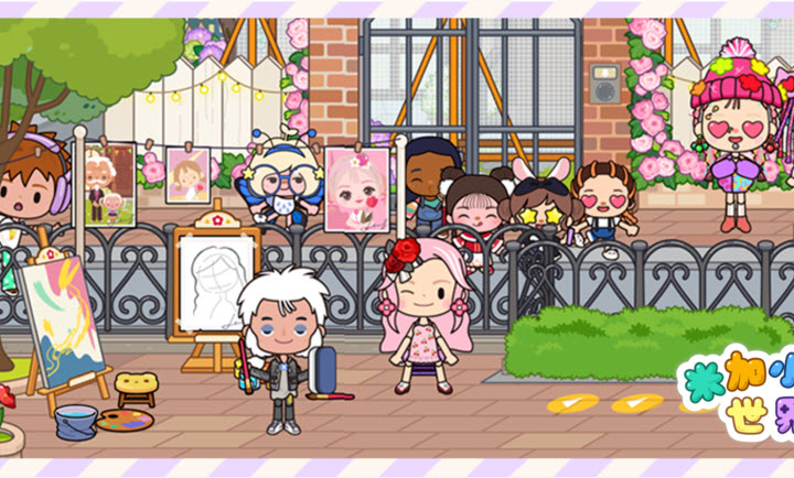 米加小镇世界双层花朵房版本