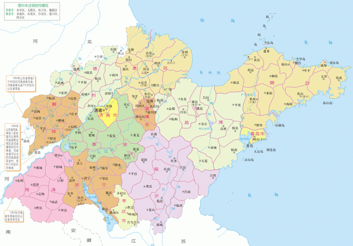 山东地图可放大