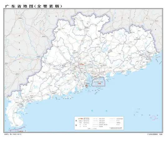 广东省地图高清版