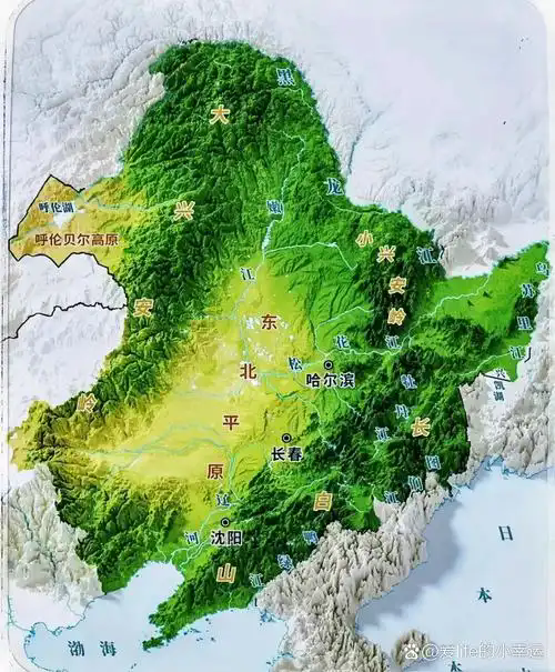 东北地图高清版