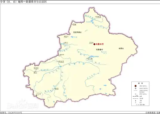 新疆地图可放大