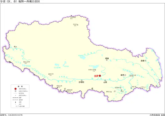 西藏地图最新版