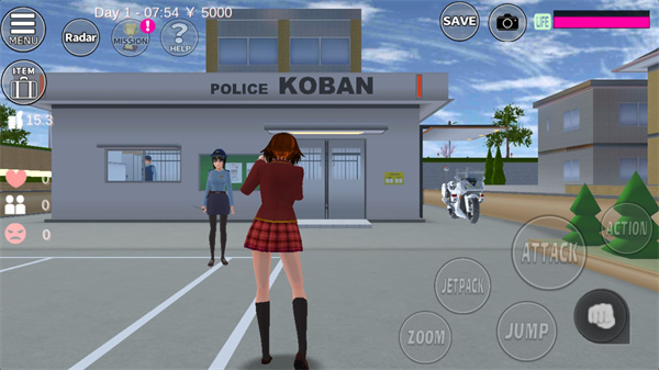 打开派出所大门