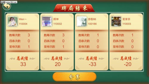 天九骨牌多人对战场景