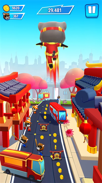 汤姆猫英雄跑酷无限钻石版