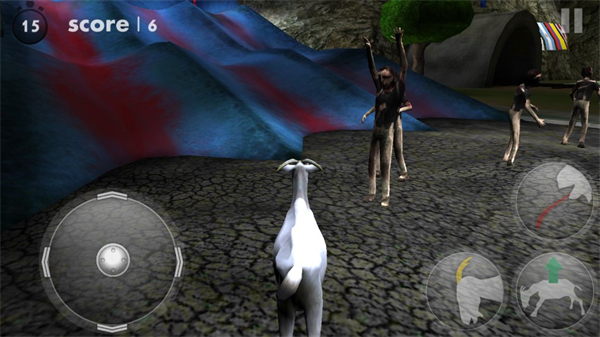 撞击丧尸操作示意图