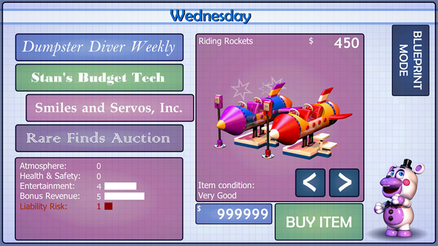 玩具熊午夜后宫6无限金币