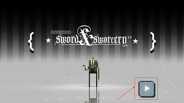 点击三角按钮进入游戏