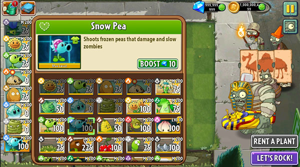 植物大战僵尸2无限阳光无冷却无限重叠