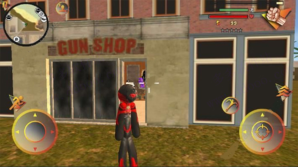 火柴人绳索英雄内置菜单版游戏