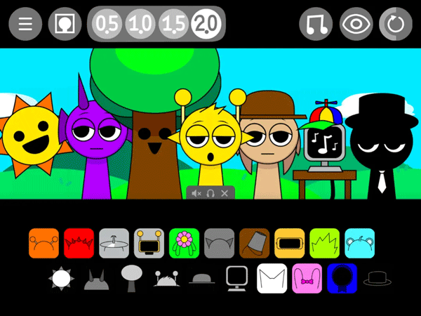 节奏盒子Sprunki变速版游戏