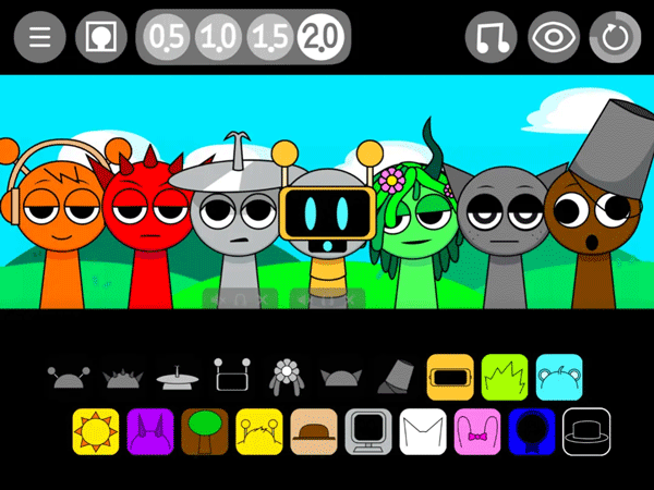 节奏盒子Sprunki变速版游戏