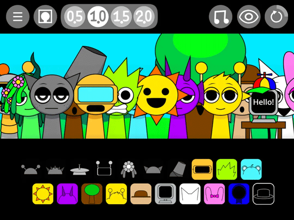 节奏盒子Sprunki变速版游戏