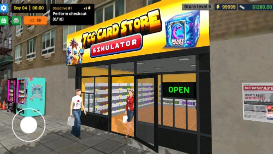 tcg卡牌商店模拟器中文无限金币