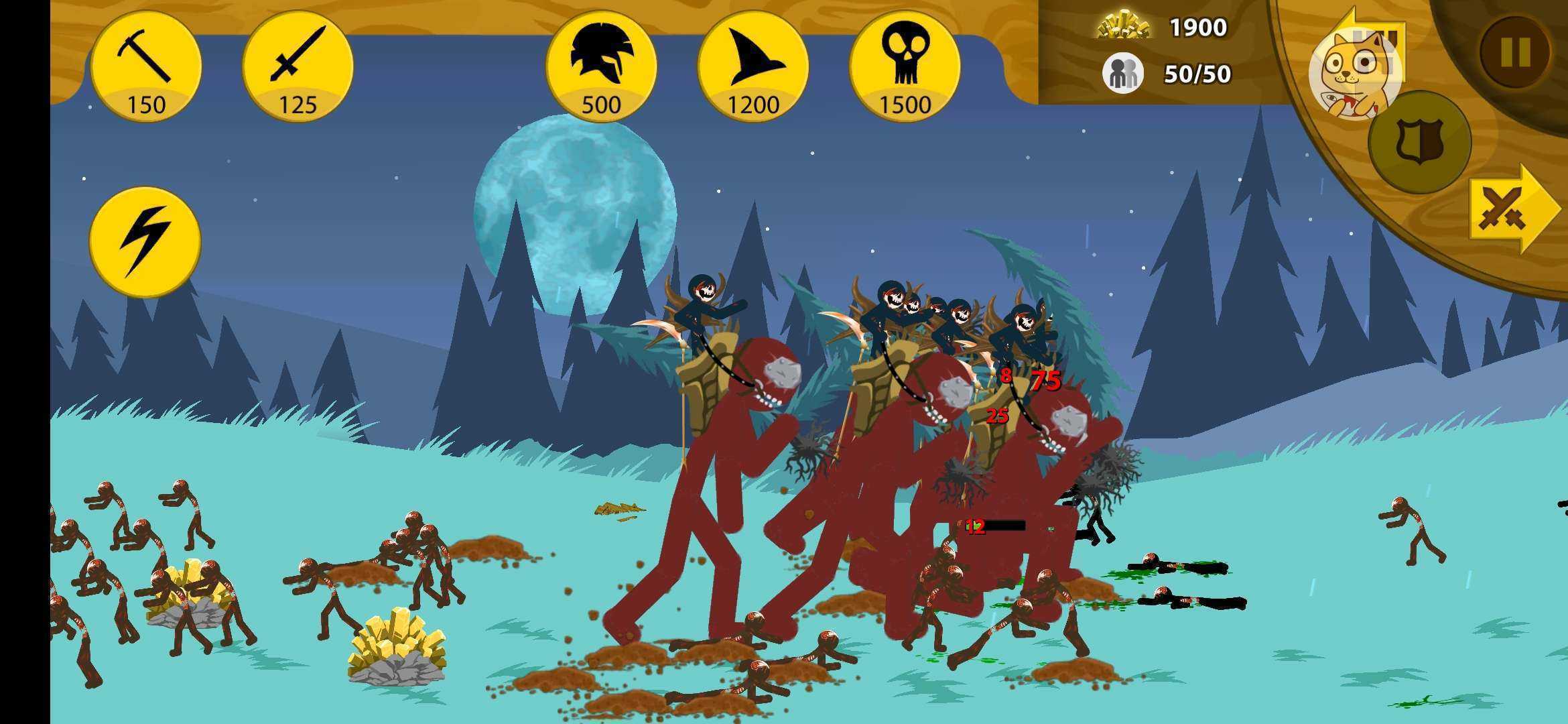 火柴人战争遗产万圣节版内置菜单