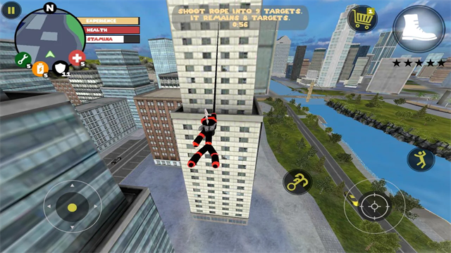 火柴人绳索英雄无限金币版