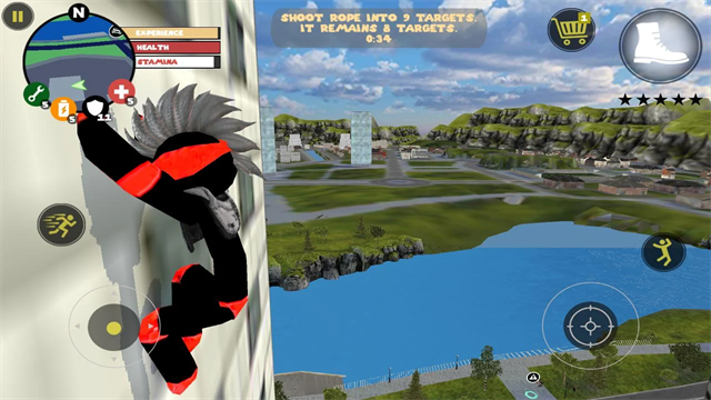 火柴人绳索英雄无限金币版