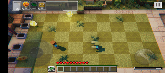 我的世界版植物大战僵尸游戏