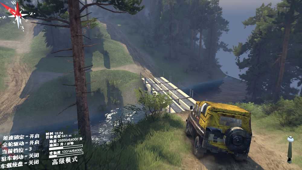 旋转轮胎雪地奔驰手机版