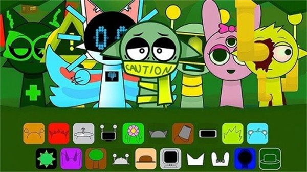 节奏盒子sprunki绿核手游