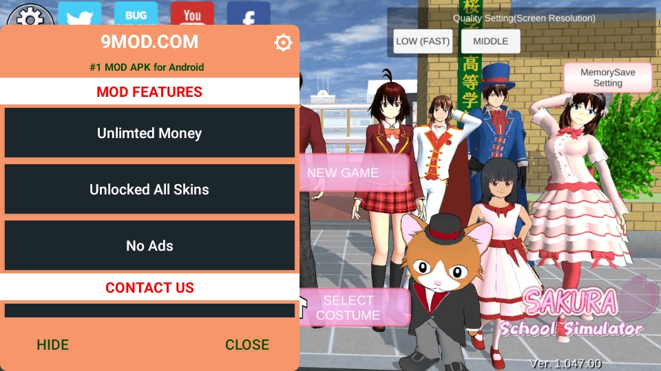 樱花校园模拟器内置作弊菜单2026