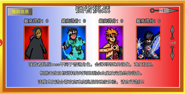 像素火影忍者全人物