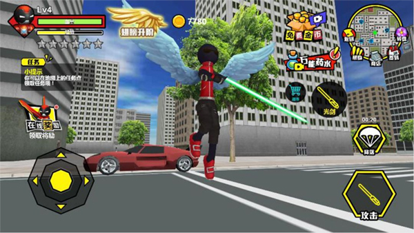 火柴人城市英雄无限金币版