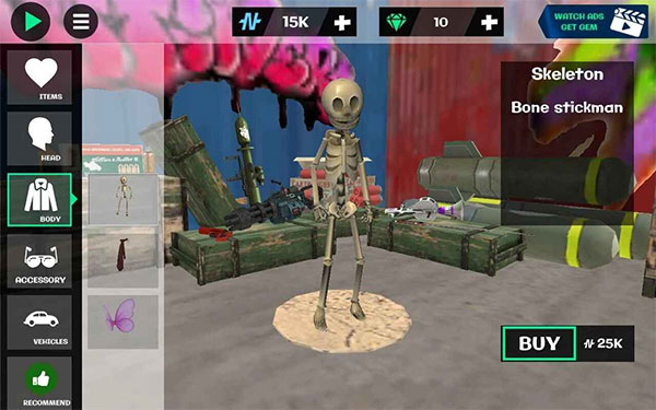 火柴人绳索英雄2(Stickman Rope Hero 2)内购版