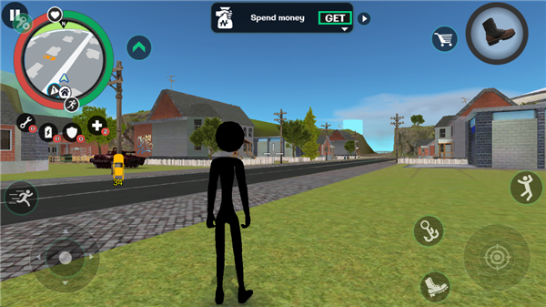 火柴人绳索英雄9999999钻石金币