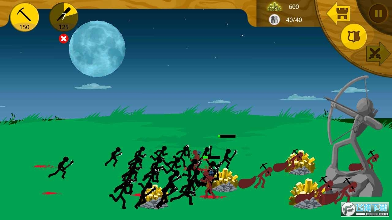 火柴人战争遗产ff内置菜单召唤士兵