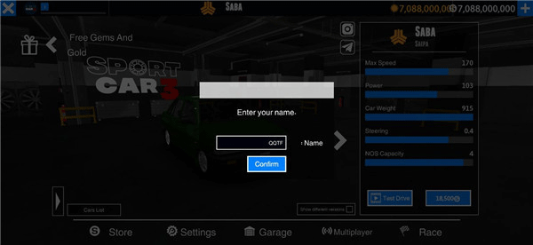 超跑模拟驾驶3无限金币版