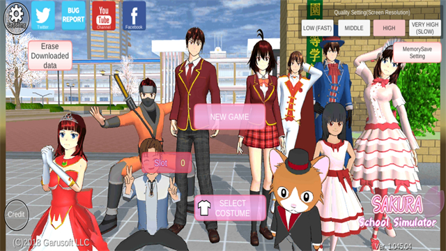 樱花校园模拟器无限版钻石金币