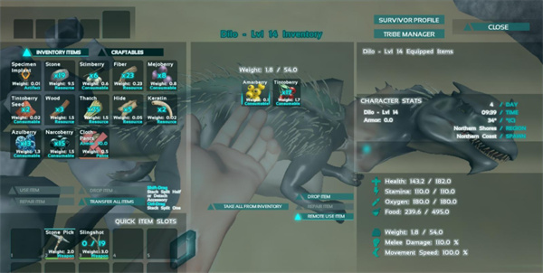 方舟生存进化内置菜单mod