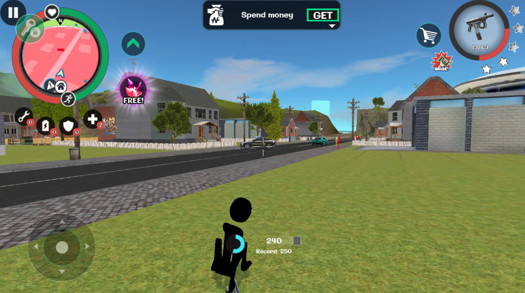 火柴人绳索英雄2无限金币内置菜单