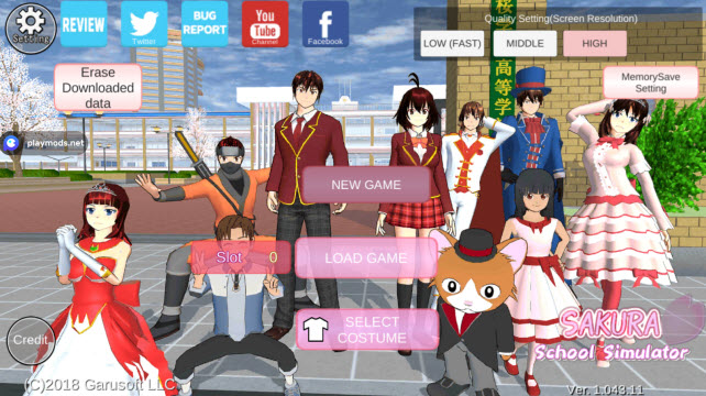 樱花校园模拟器playmods中文版
