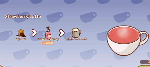 草莓拿铁Strawberry Latte截图