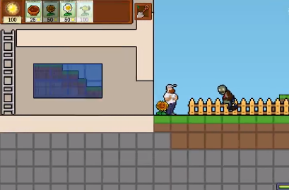 植物大战僵尸横版像素版