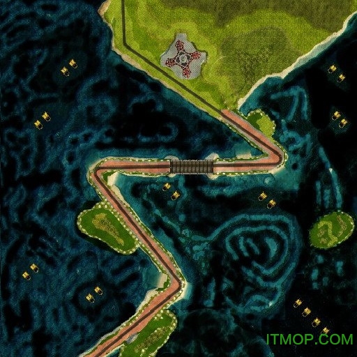 红色警戒3塔防地图包(35张)