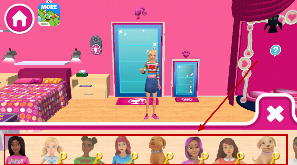 芭比梦幻屋内置菜单版