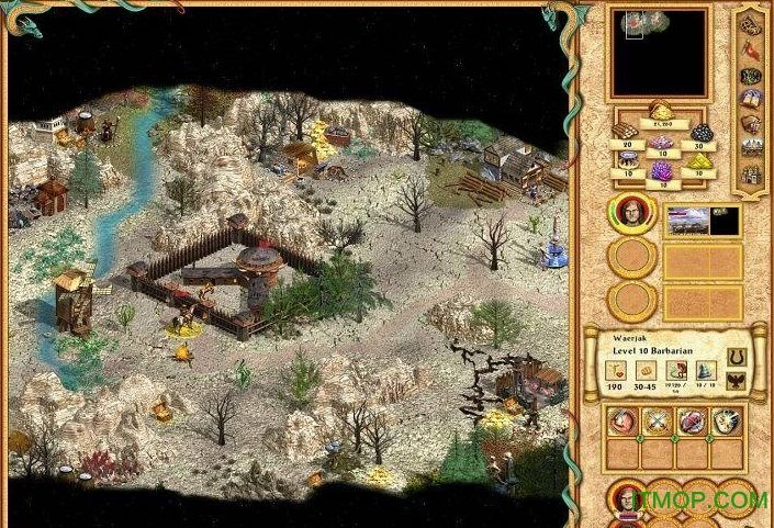魔法门之英雄无敌4疾风战场地图
