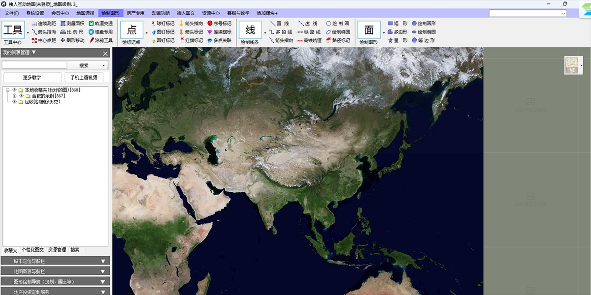 拽人互动地图