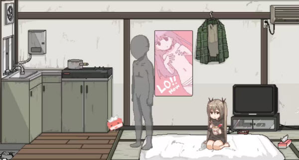 和家里蹲妹妹一起的生活