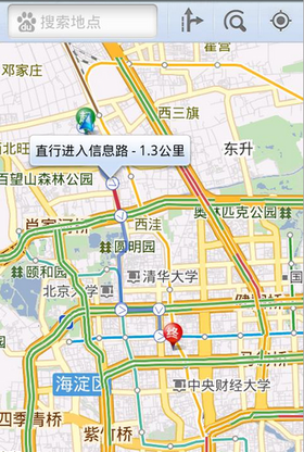 百度手机地图诺基亚版