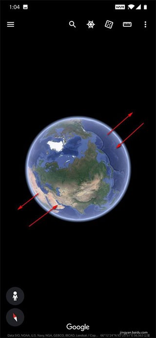 谷歌地球卫星地图
